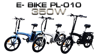 Electric Bike Scooter E-BIKE PL-010 350w 3 colors blue ,white and black